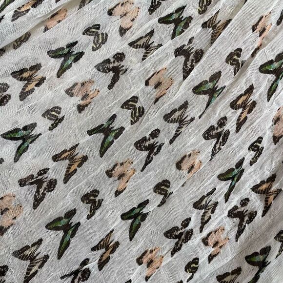 Multicolor Butterfly Infinity Loop Scarf - Picture 2 of 3